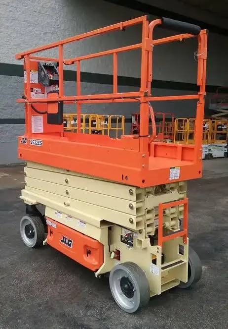JLG 2632ES 26ft electric scissor lift available for dry hire from Complete Hire Marulan